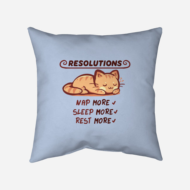 Resolution To Sleep-None-Removable Cover w Insert-Throw Pillow-TechraNova