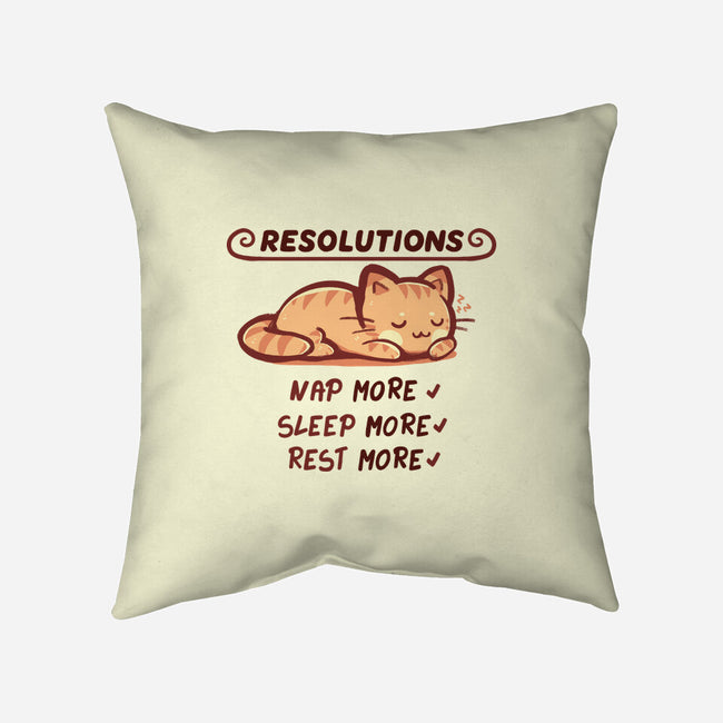 Resolution To Sleep-None-Removable Cover w Insert-Throw Pillow-TechraNova