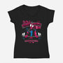 Punk Fitness-Verse-Womens-V-Neck-Tee-teesgeex