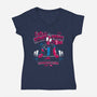 Punk Fitness-Verse-Womens-V-Neck-Tee-teesgeex