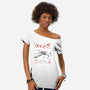 X-Wing Sumi-E-Womens-Off Shoulder-Tee-Astrobot Invention