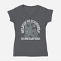 No One Else Does-Womens-V-Neck-Tee-Nemons