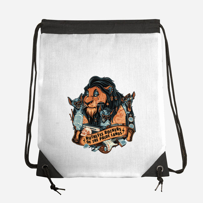 Ruthless Rockers-None-Drawstring-Bag-glitchygorilla