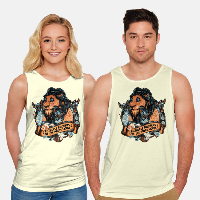 Ruthless Rockers-Unisex-Basic-Tank-glitchygorilla