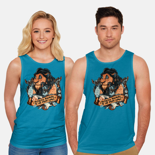 Ruthless Rockers-Unisex-Basic-Tank-glitchygorilla