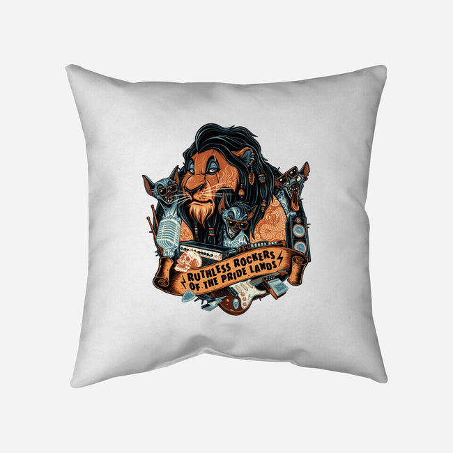 Ruthless Rockers-None-Removable Cover w Insert-Throw Pillow-glitchygorilla