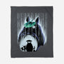 Rainy Neighborhood-None-Fleece-Blanket-rmatix