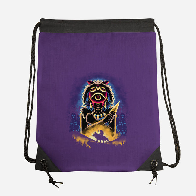 Wild Princess-None-Drawstring-Bag-rmatix