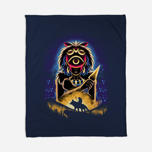 Wild Princess-None-Fleece-Blanket-rmatix