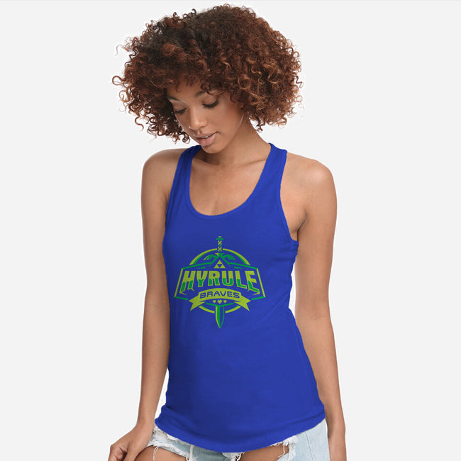 Hyrule Braves-Womens-Racerback-Tank-arace