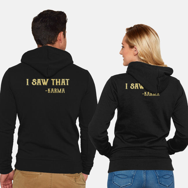 Karma Is Watching-Unisex-Zip-Up-Sweatshirt-kg07