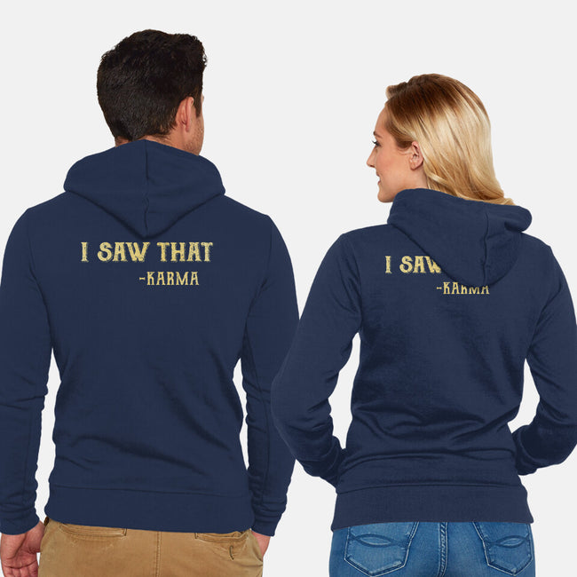 Karma Is Watching-Unisex-Zip-Up-Sweatshirt-kg07