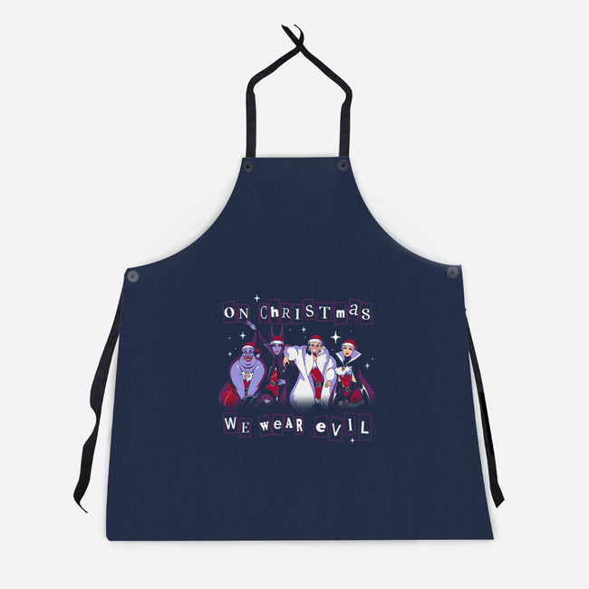 Merry Evilmas-Unisex-Kitchen-Apron-yumie