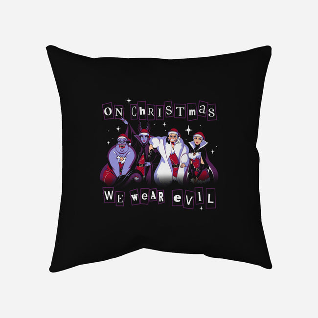 Merry Evilmas-None-Removable Cover w Insert-Throw Pillow-yumie