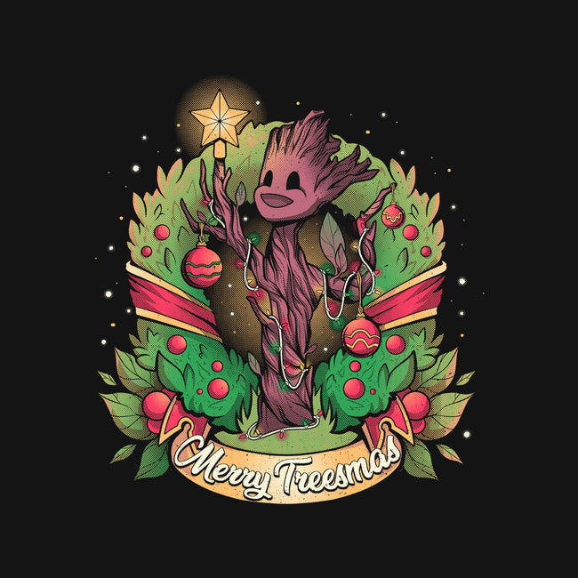 Merry Treesmas-Womens-Fitted-Tee-yumie