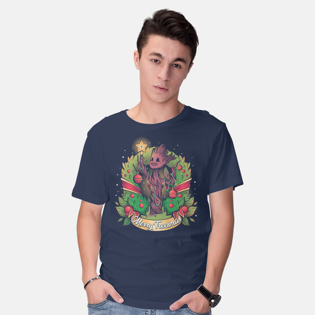 Merry Treesmas-Mens-Basic-Tee-yumie