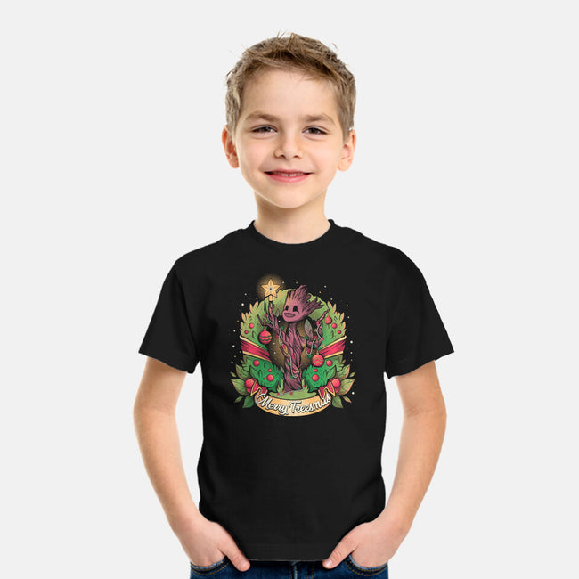 Merry Treesmas-Youth-Basic-Tee-yumie