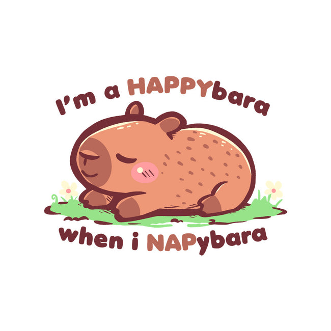 Happybara When I Napybara-None-Drawstring-Bag-TechraNova