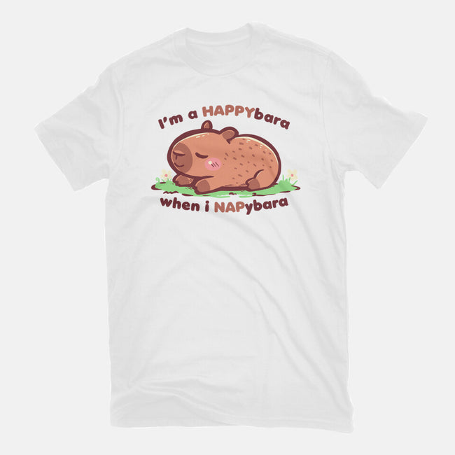 Happybara When I Napybara-Mens-Heavyweight-Tee-TechraNova