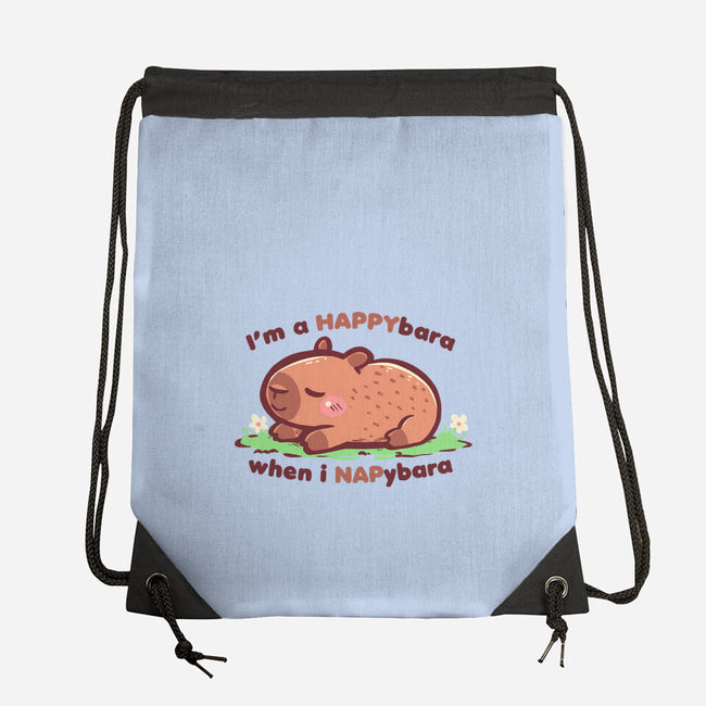 Happybara When I Napybara-None-Drawstring-Bag-TechraNova