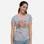 Happybara When I Napybara-Womens-V-Neck-Tee-TechraNova