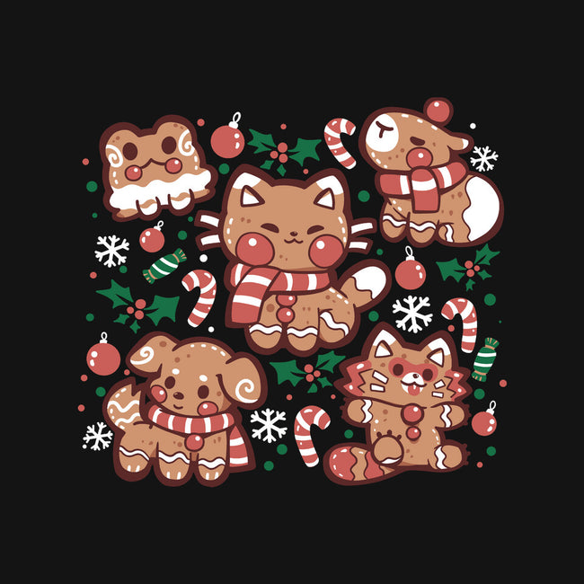 Gingerbread Animals-Youth-Basic-Tee-TechraNova