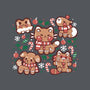 Gingerbread Animals-None-Drawstring-Bag-TechraNova