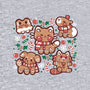 Gingerbread Animals-Womens-Fitted-Tee-TechraNova