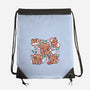 Gingerbread Animals-None-Drawstring-Bag-TechraNova