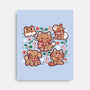 Gingerbread Animals-None-Stretched-Canvas-TechraNova