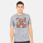 Gingerbread Animals-Mens-Heavyweight-Tee-TechraNova