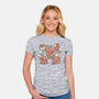 Gingerbread Animals-Womens-Fitted-Tee-TechraNova