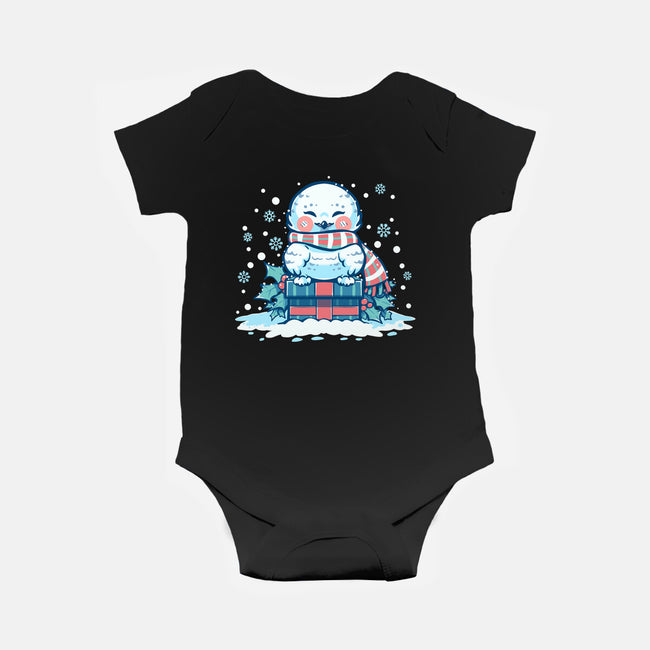 Owlways Love Christmas-Baby-Basic-Onesie-TechraNova