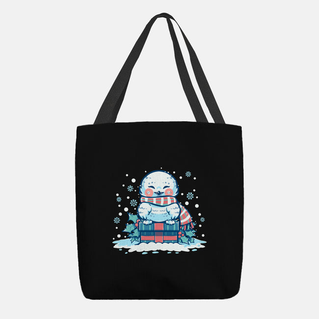 Owlways Love Christmas-None-Basic Tote-Bag-TechraNova