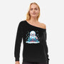 Owlways Love Christmas-Womens-Off Shoulder-Sweatshirt-TechraNova