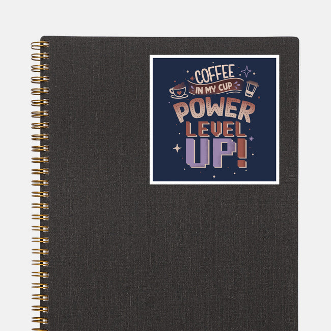 Power Level Up-None-Glossy-Sticker-Estudio Horta