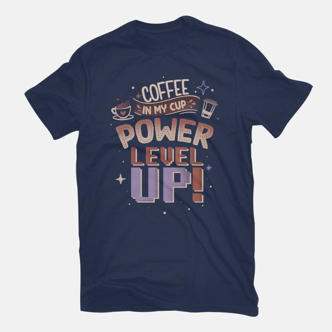 Power Level Up-Womens-Fitted-Tee-Estudio Horta