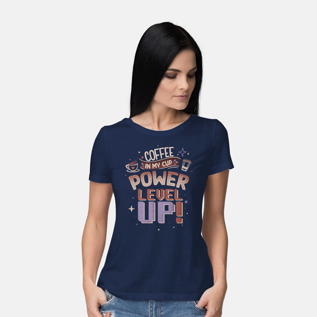 Power Level Up-Womens-Basic-Tee-Estudio Horta