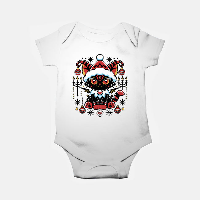 Black Cat Xmas-Baby-Basic-Onesie-Andriu