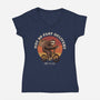 Not So Express Delivery-Womens-V-Neck-Tee-dandingeroz