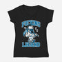 Legend On Campus-Womens-V-Neck-Tee-Nemons