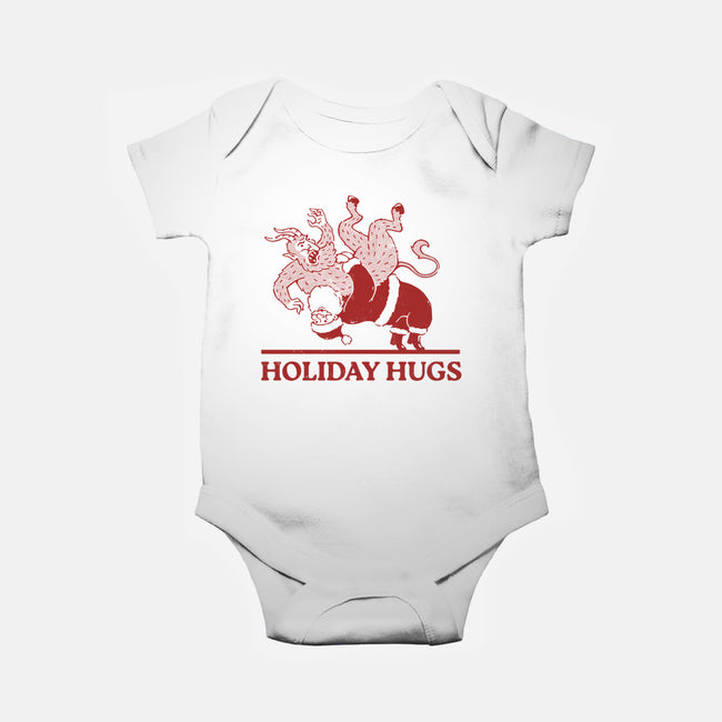 Holiday Hugs-Baby-Basic-Onesie-dfonseca