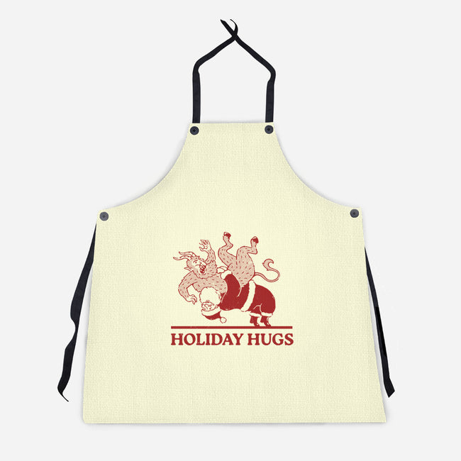 Holiday Hugs-Unisex-Kitchen-Apron-dfonseca