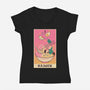 Ramen Tarot-Womens-V-Neck-Tee-naomori