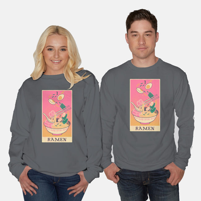 Ramen Tarot-Unisex-Crew Neck-Sweatshirt-naomori