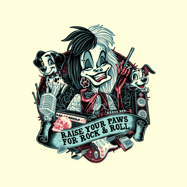 Raise Your Paws For Rock And Roll-None-Drawstring-Bag-glitchygorilla