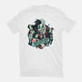 Raise Your Paws For Rock And Roll-Womens-Fitted-Tee-glitchygorilla