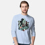 Raise Your Paws For Rock And Roll-Mens-Long Sleeved-Tee-glitchygorilla