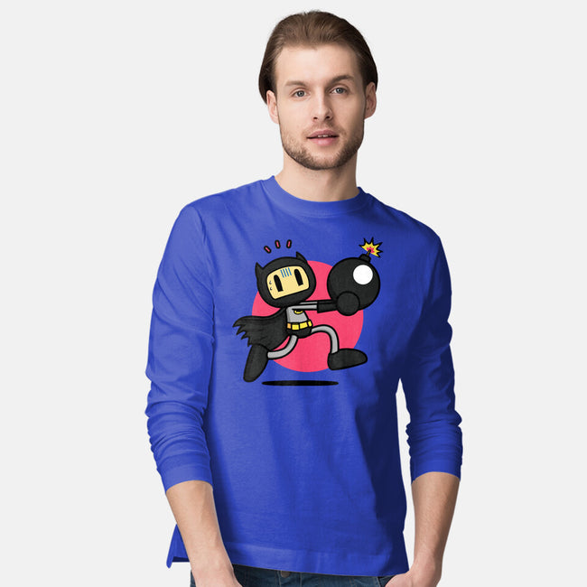 Bomberbat-Mens-Long Sleeved-Tee-Raffiti