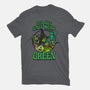 Go Team Green-Mens-Basic-Tee-SCelano Design